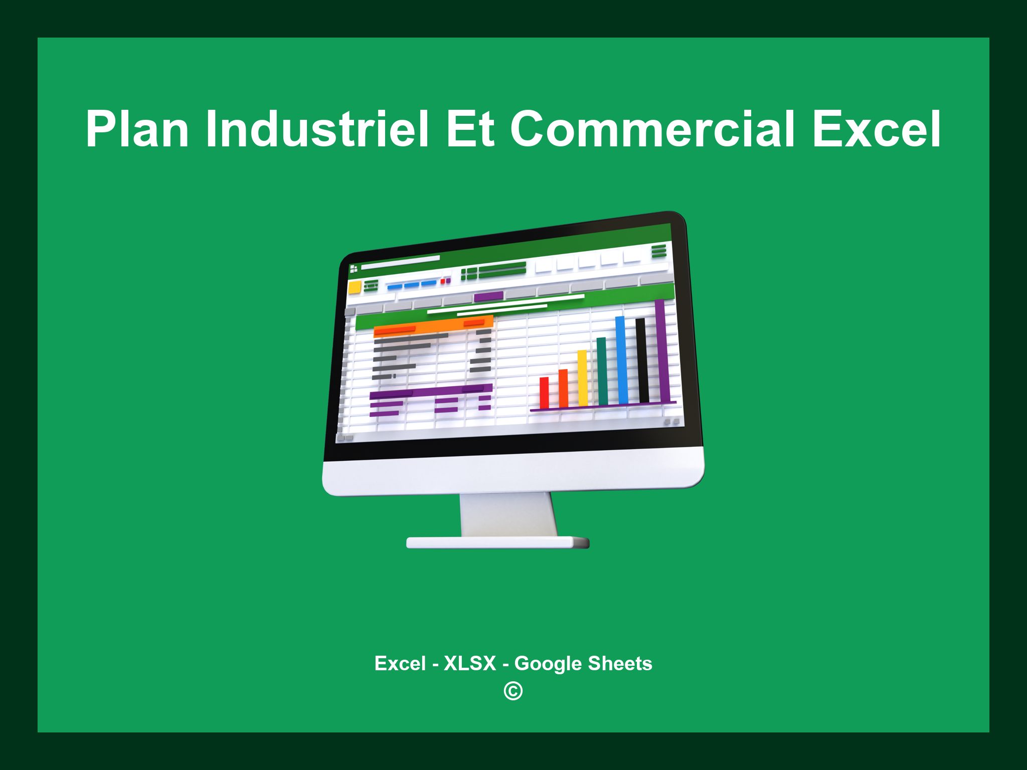 Plan Industriel Et Commercial Excel