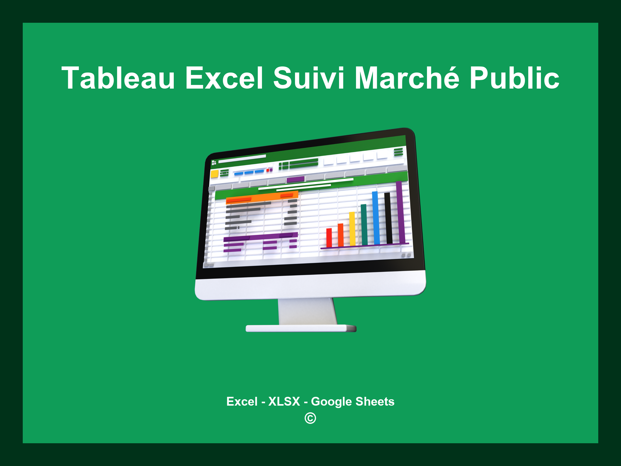 Tableau Excel Suivi Marché Public